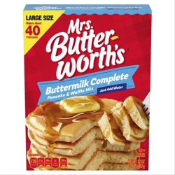 Mrs. Butterworth's Buttermilk Complete Pancake & Waffle Mix Large Size 32 oz
