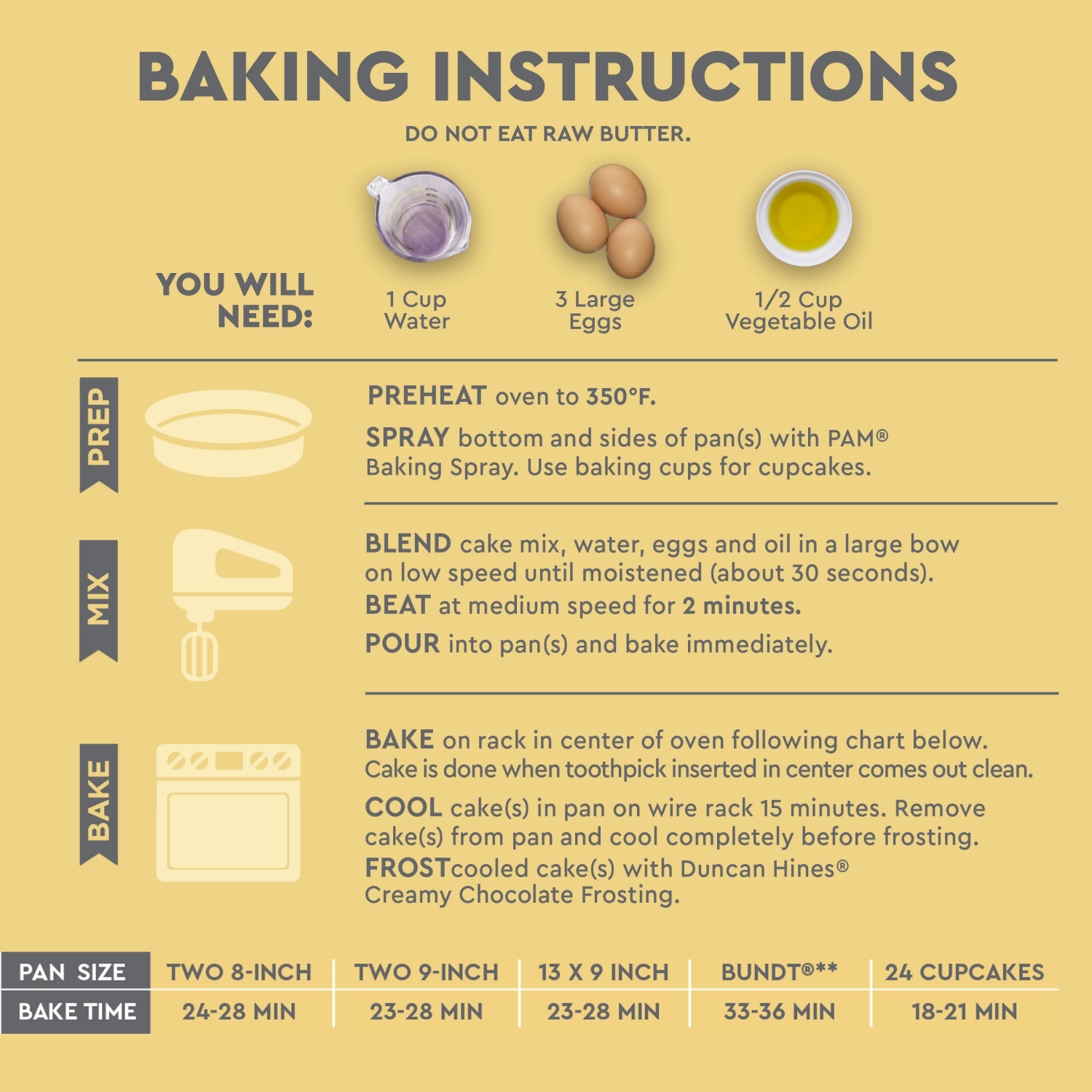 slide 5 of 5, Duncan Hines Classic Yellow Cake Mix, 15.25 oz., 15.25 oz