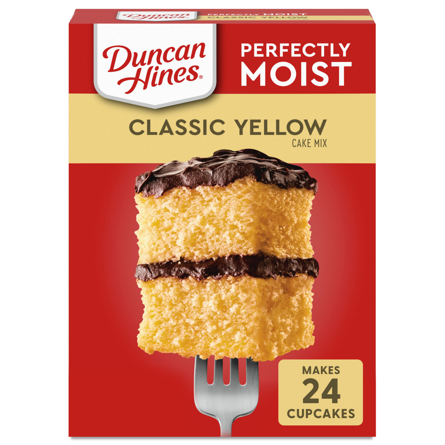 slide 1 of 5, Duncan Hines Classic Yellow Cake Mix, 15.25 oz., 15.25 oz