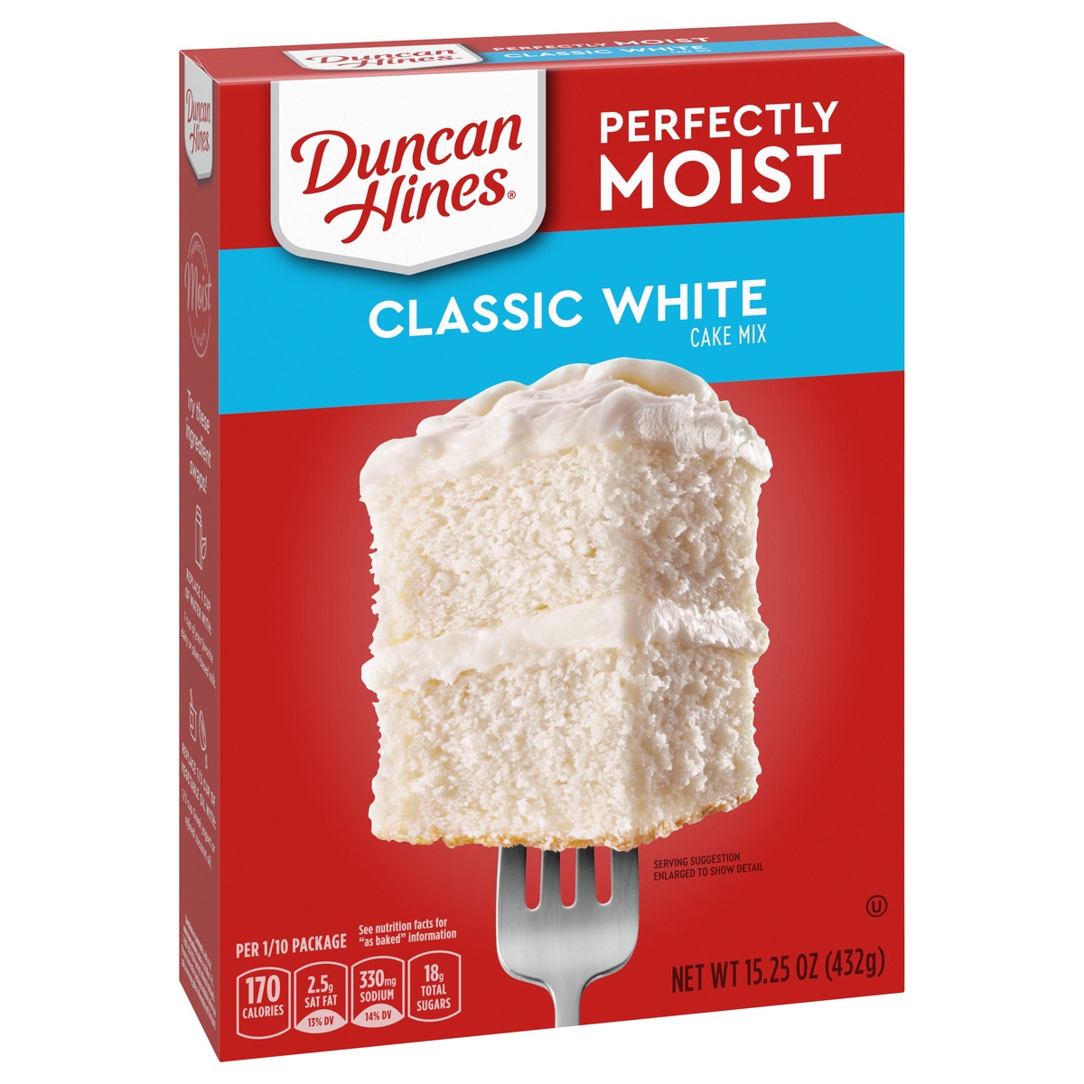 slide 3 of 8, Duncan Hines Perfectly Moist Classic White Cake Mix - 15.25 Oz, 15.25 oz