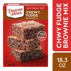 Duncan Hines Brownie Mix, Chewy Fudge, 18.3 oz.