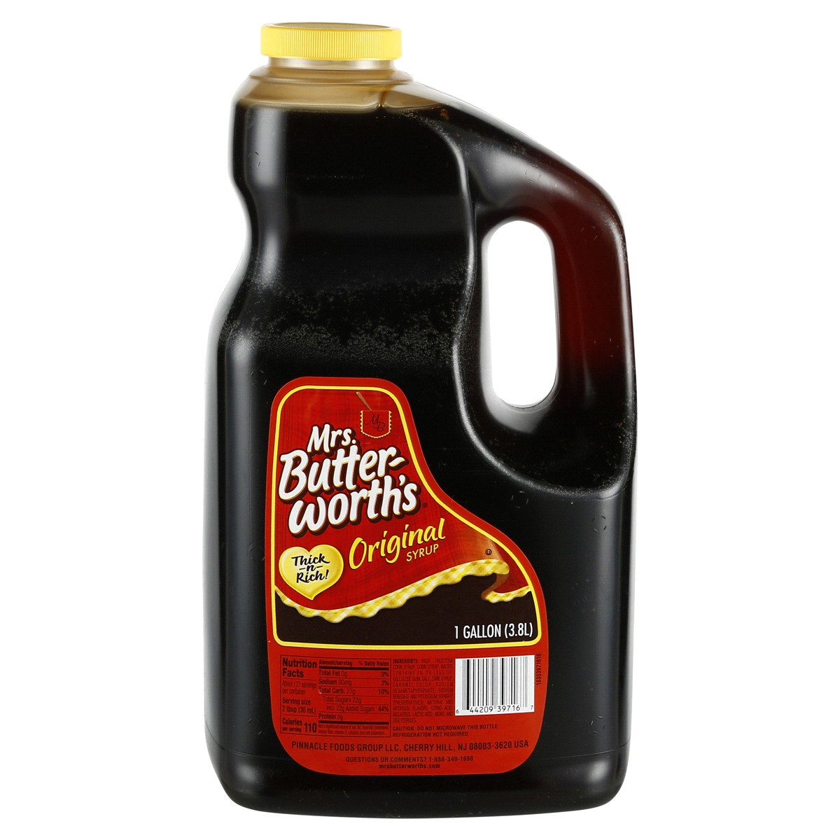 slide 1 of 5, Mrs. Butterworth's Original Thick and Rich Pancake Syrup, 128 fl. oz. Bottle, 128 fl oz