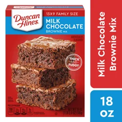 Duncan Hines Milk Chocolate Brownie Mix, 18.3 oz