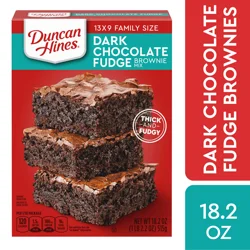 Duncan Hines Brownie Mix, Dark Chocolate Fudge, 18.2 oz.