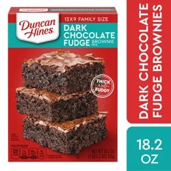 Duncan Hines Brownie Mix, Dark Chocolate Fudge, 18.2 oz.