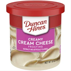 Duncan Hines Creamy Cream Cheese Flavored Frosting, Cake Icing, 16 oz.