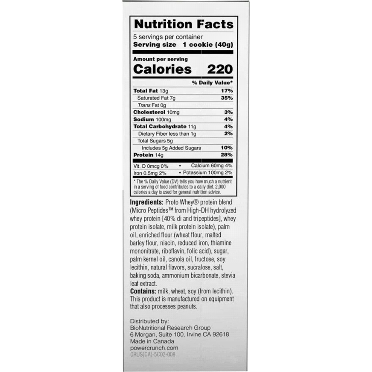 slide 2 of 2, Power Crunch French Vanilla Creme Flavored Protein Energy Bar Bars - 5 ct, 5 ct