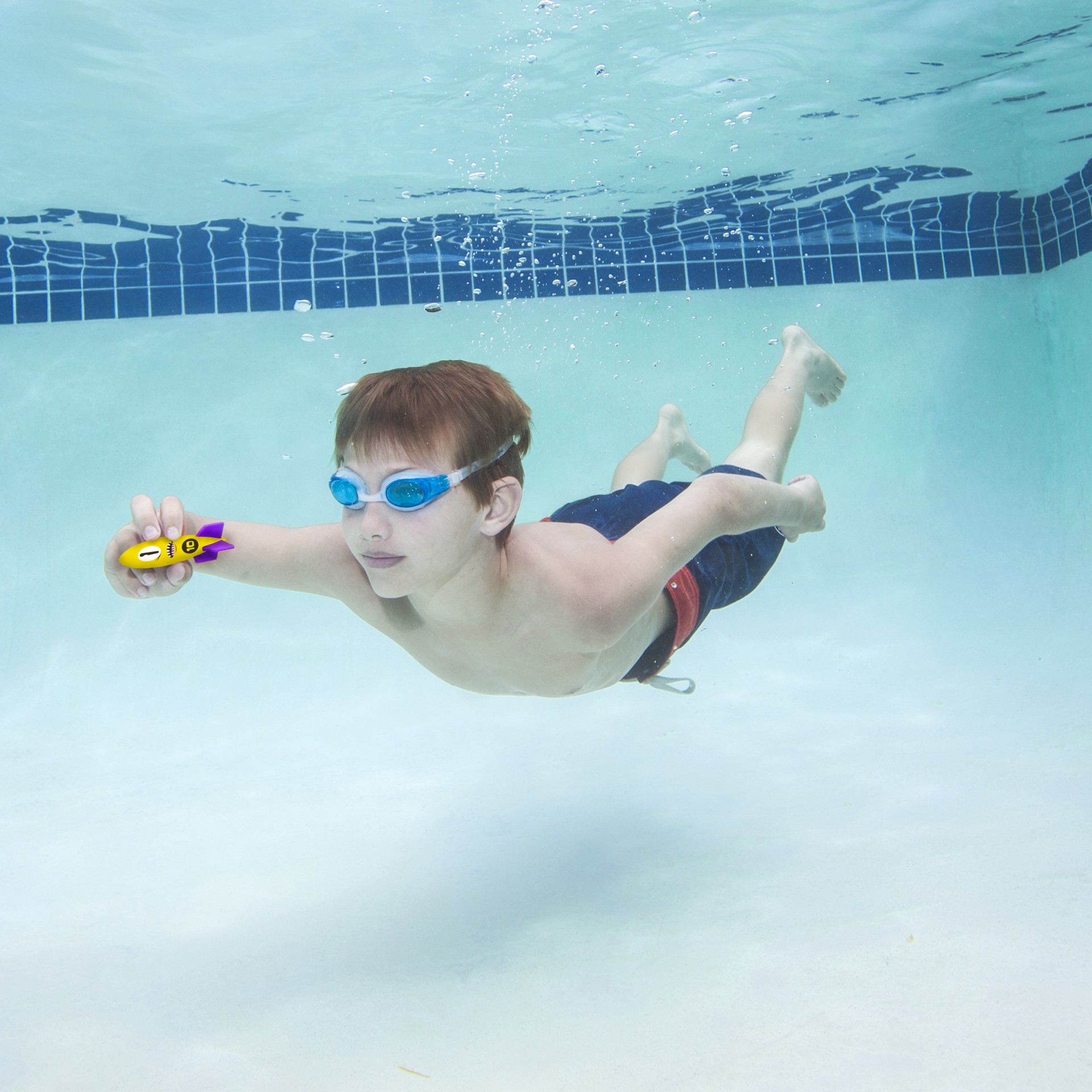 slide 5 of 5, SwimWays Toypedo Bandits Pool Diving Toys - Pack of 4, 1 ct