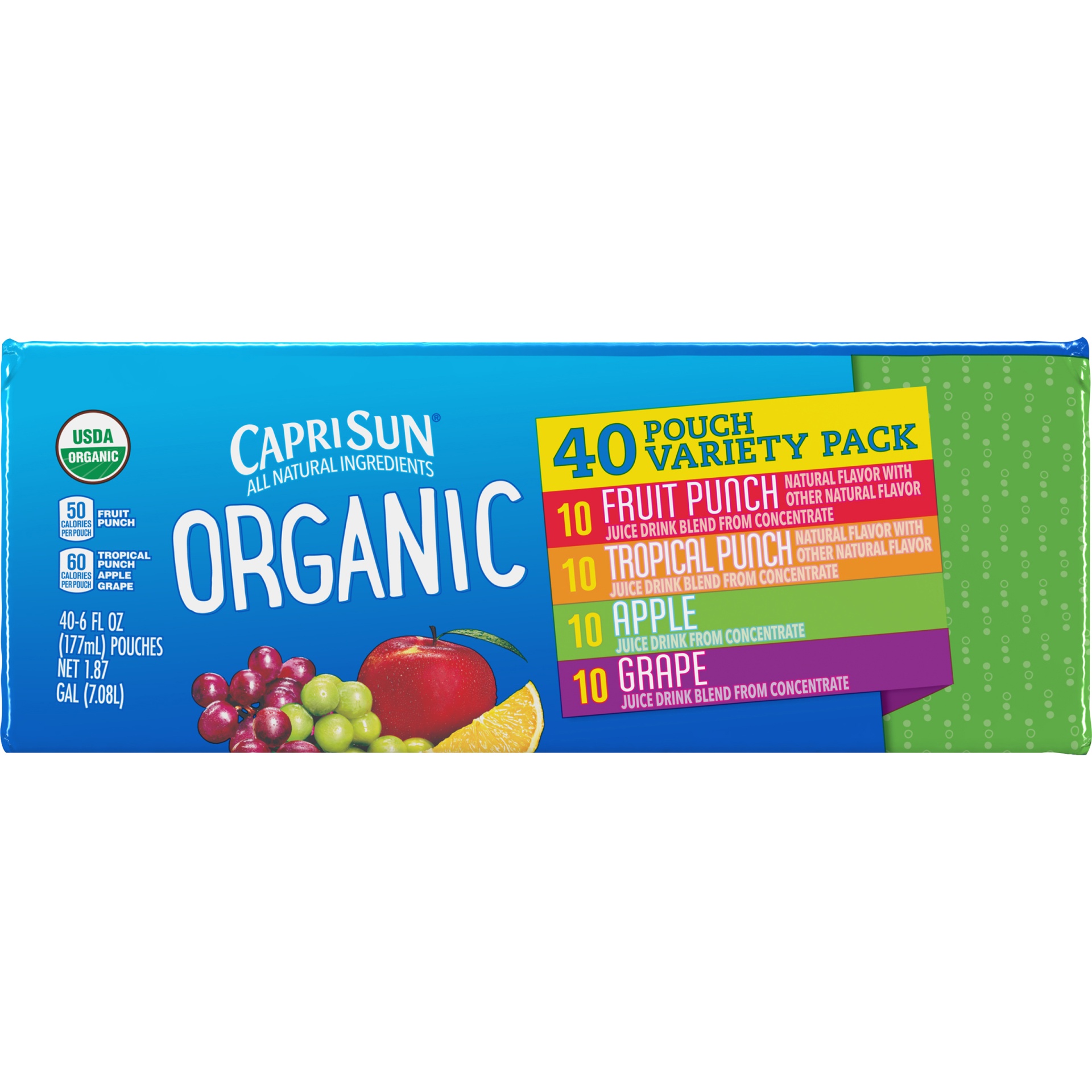 slide 2 of 6, Capri Sun Organic Juice Variety Pack, 