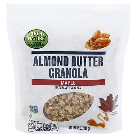 slide 1 of 1, Open Nature Granola Almond Butter Maple, 8.5 oz