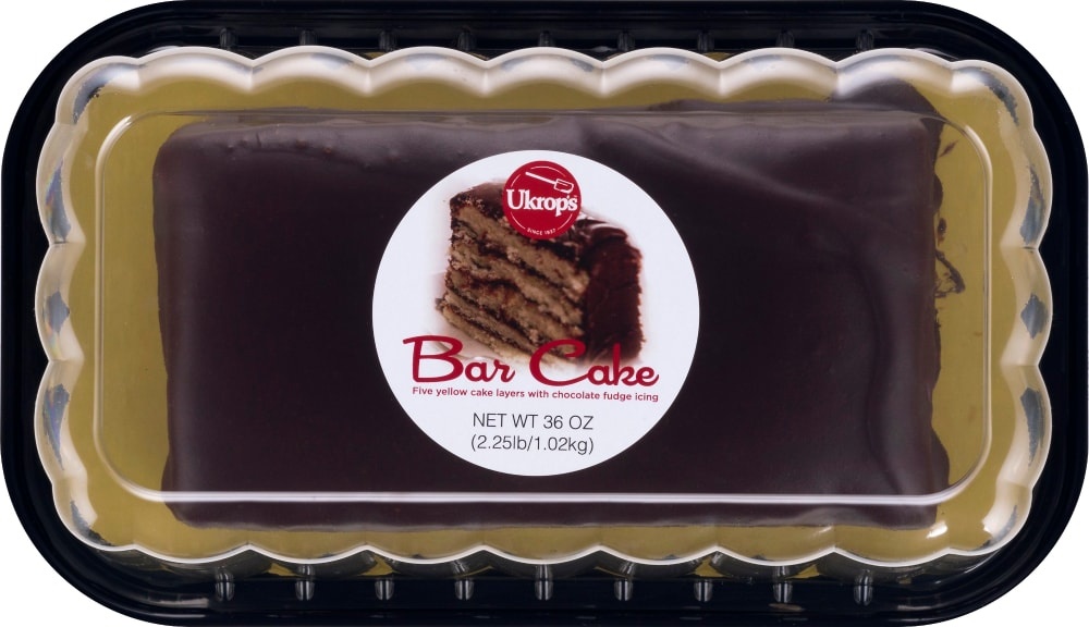slide 1 of 1, Ukrop's Homestyle Foods Bar Cake, 36 oz