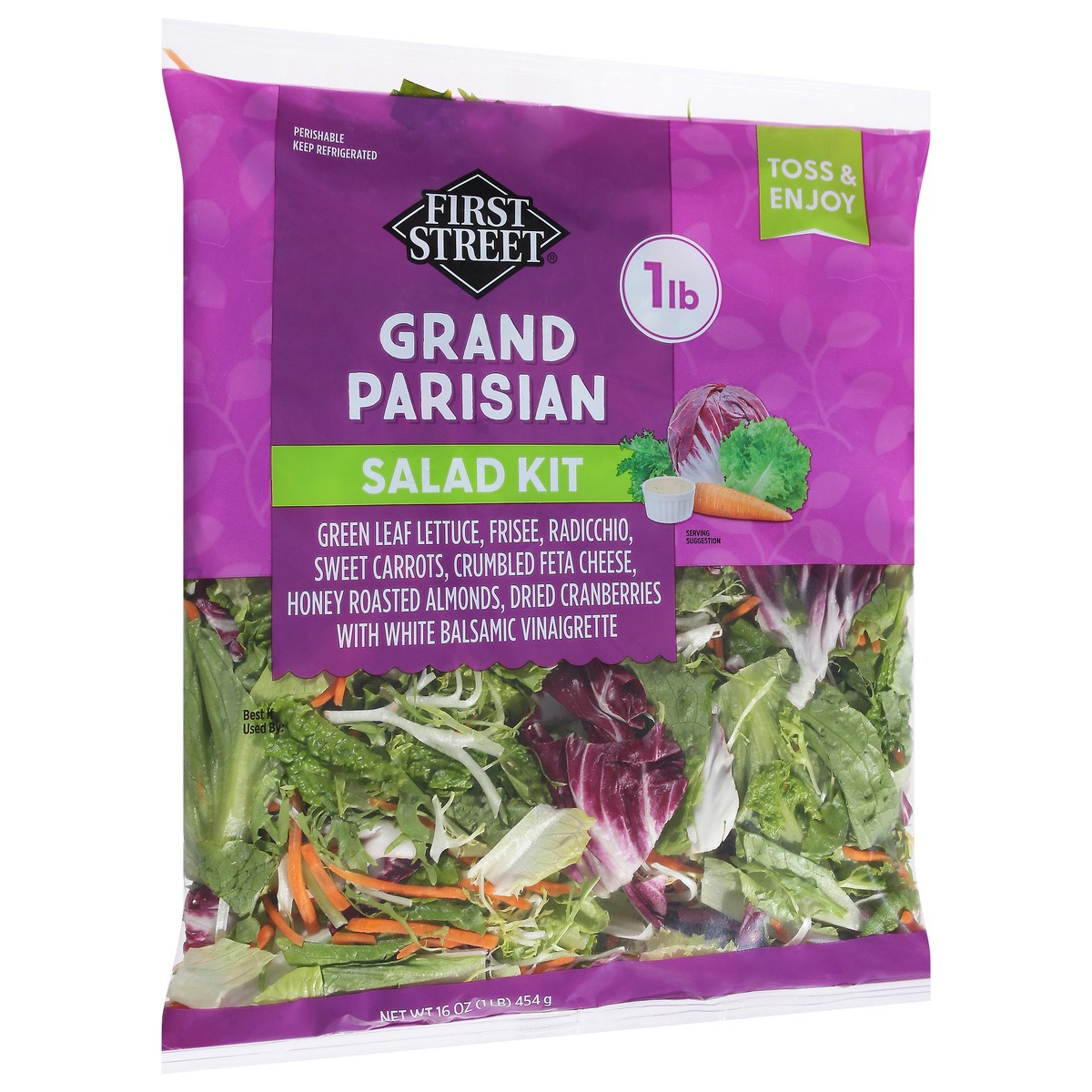 slide 14 of 14, First Street Grand Parisian Salad, 16 oz