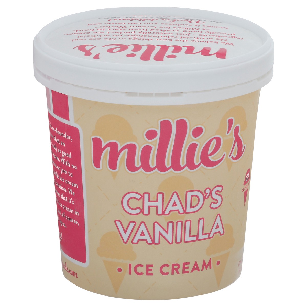 slide 4 of 12, Millie's Chad's Vanilla Ice Cream 1 pt, 1 pint