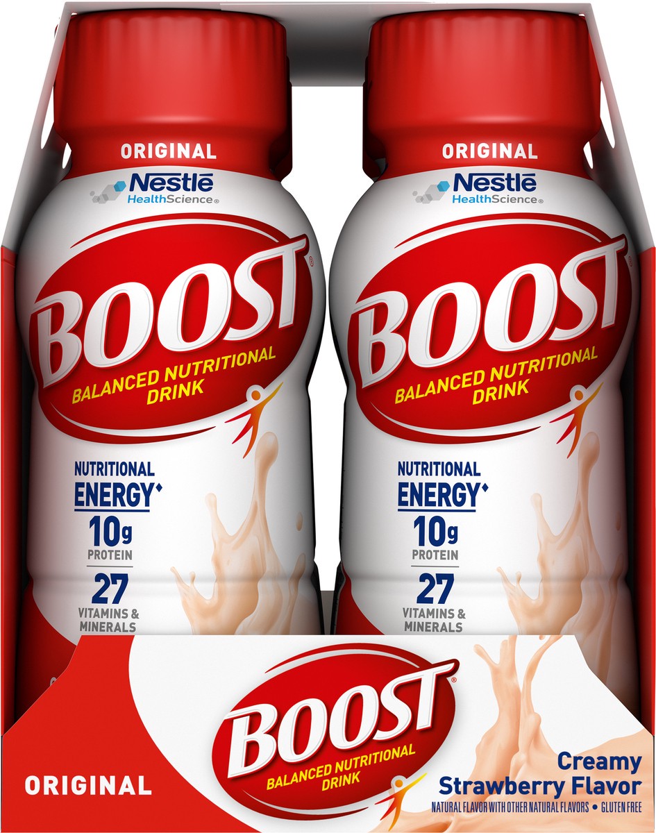 slide 6 of 9, Boost ORIGINAL Complete Nutritional Drink, Strawberry Bliss, 6 ct; 8 fl oz