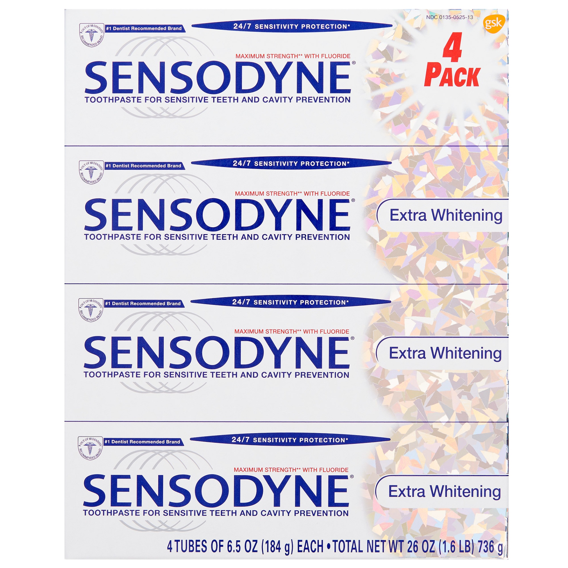 slide 1 of 1, Sensodyne Extra Whitening Toothpaste, 