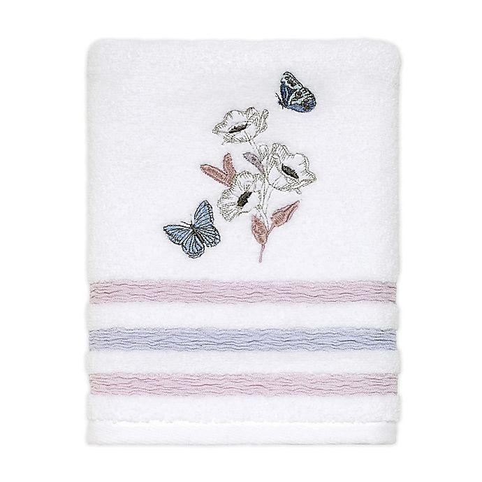 slide 1 of 1, Avanti In the Garden Hand Towel - White, 1 ct