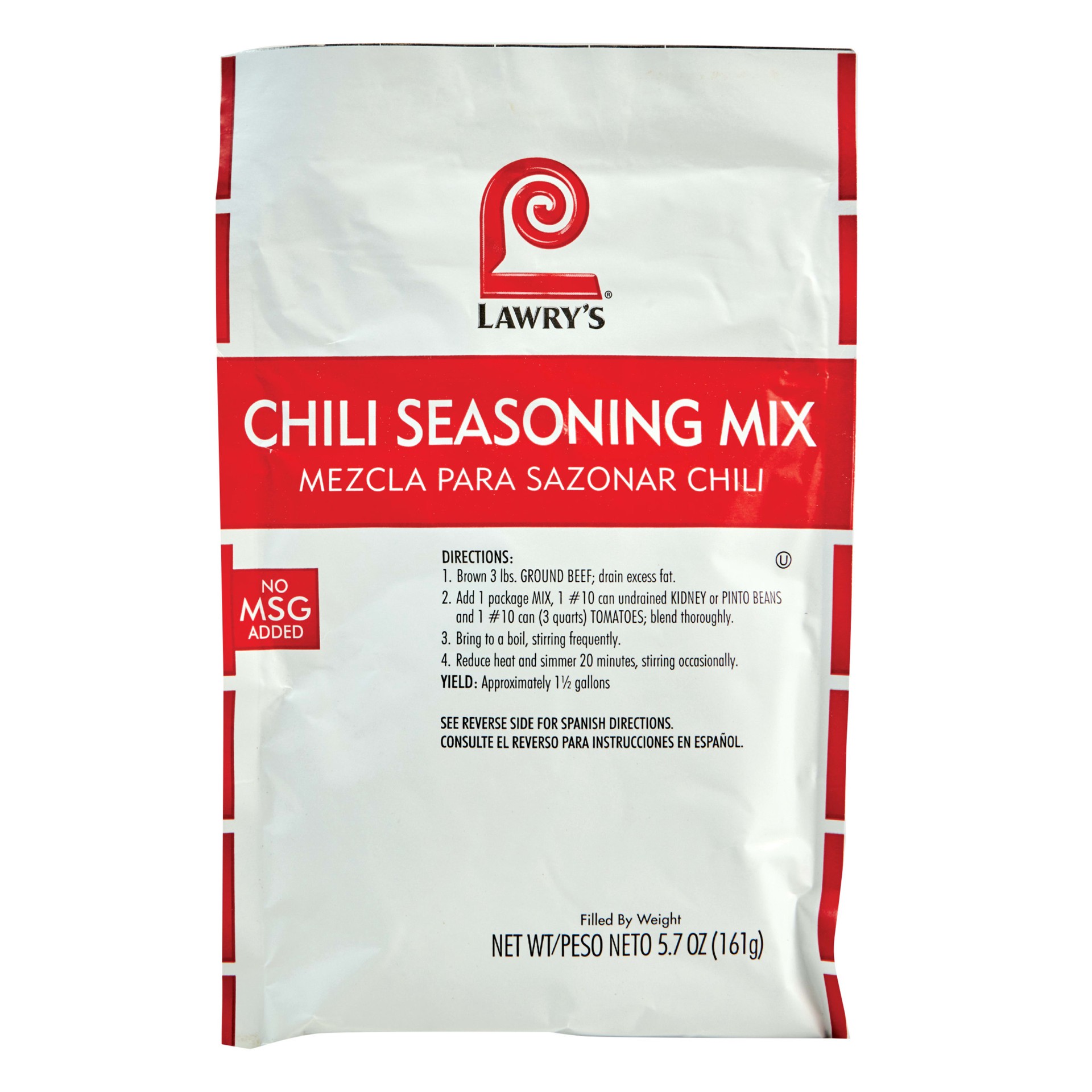 slide 1 of 3, Lawry's Chili Seasoning Mix, 5.7 oz, 5.7 oz