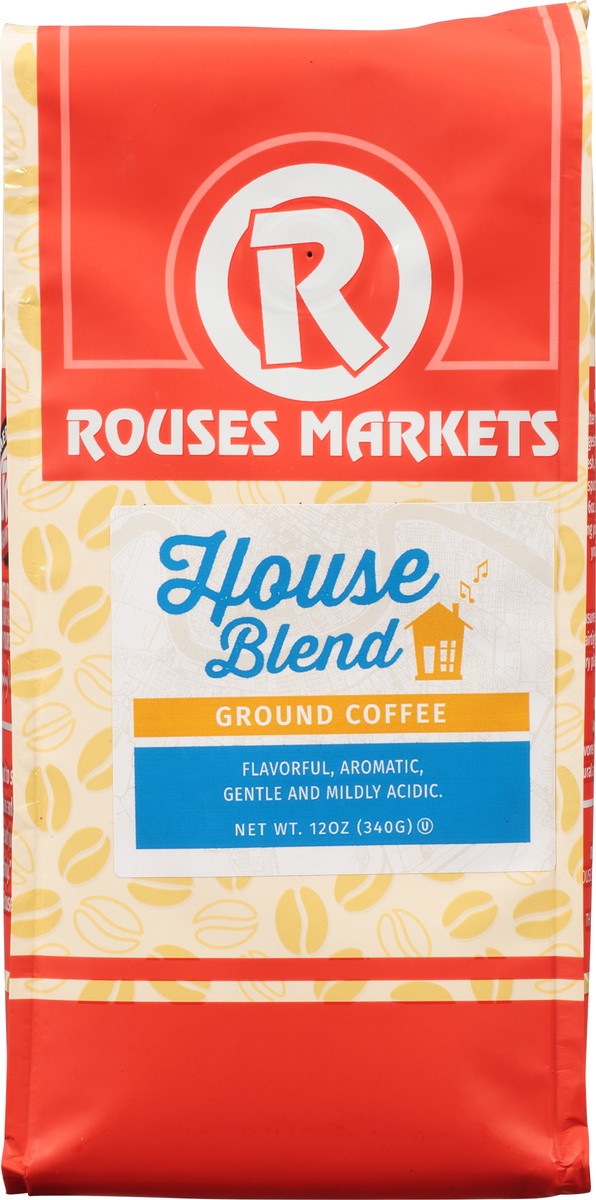slide 7 of 11, Rouses Markets House Blend Ground Coffee 12 oz, 12 oz