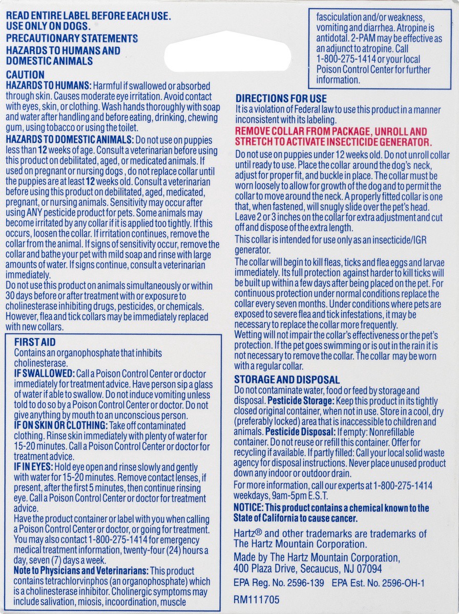 slide 4 of 9, Hartz UltraGuard Pro Flea & Tick Dog Collar, 1ct, 1 ct