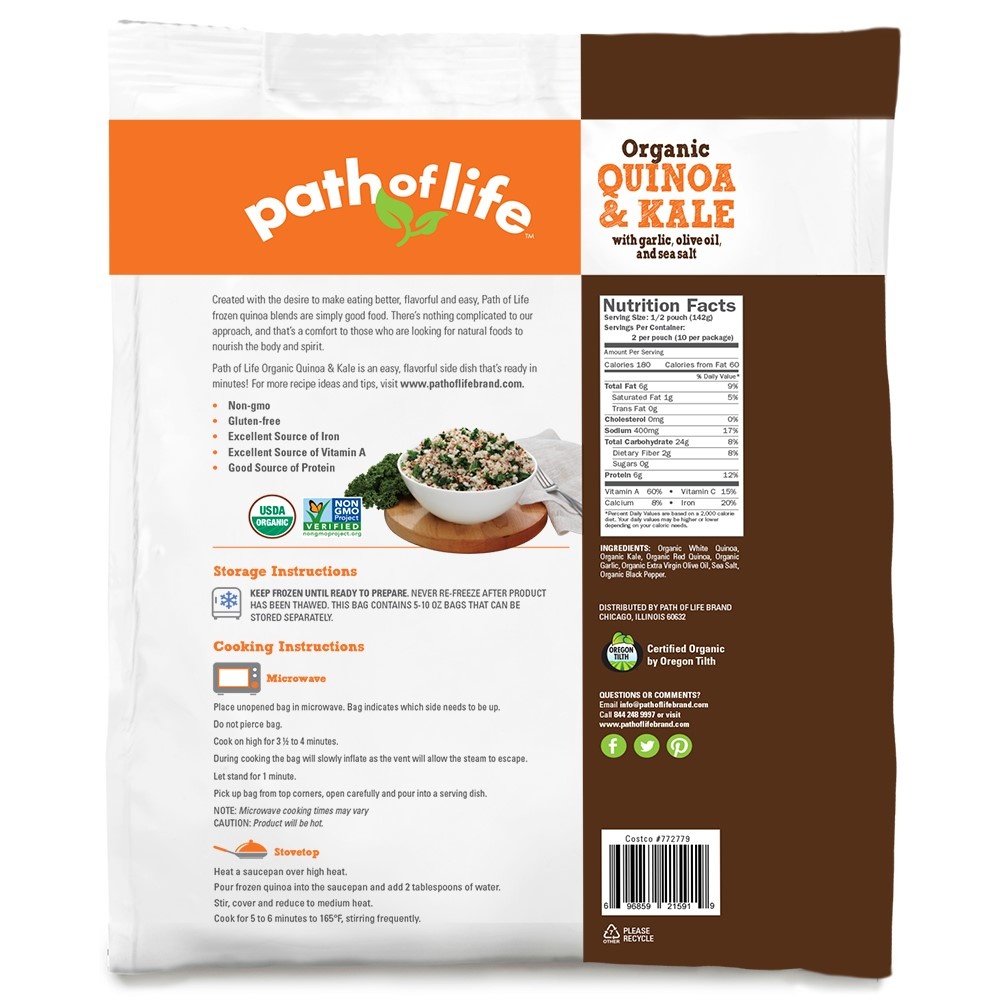 slide 2 of 2, Path of Life Organic Quinoa And Kale, 