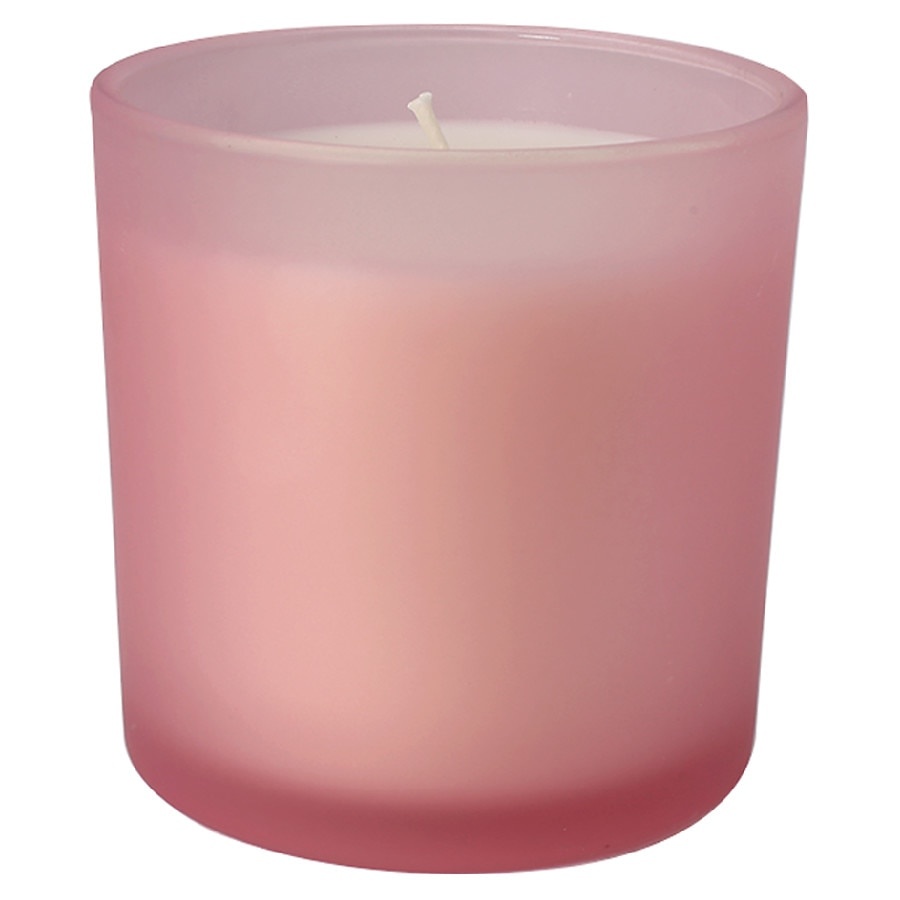 slide 1 of 1, Illume Frosted Candle Rose Petals, 1 ct