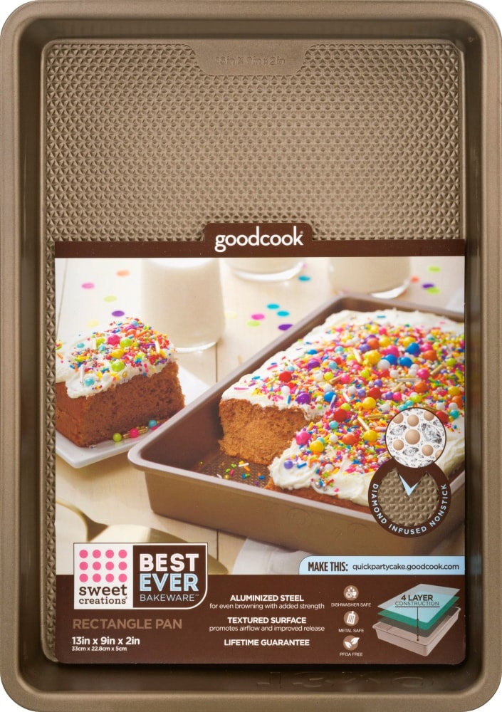 slide 1 of 1, Sweet Creations By Goodcook Rectangle Pan, 13 in x 9 in