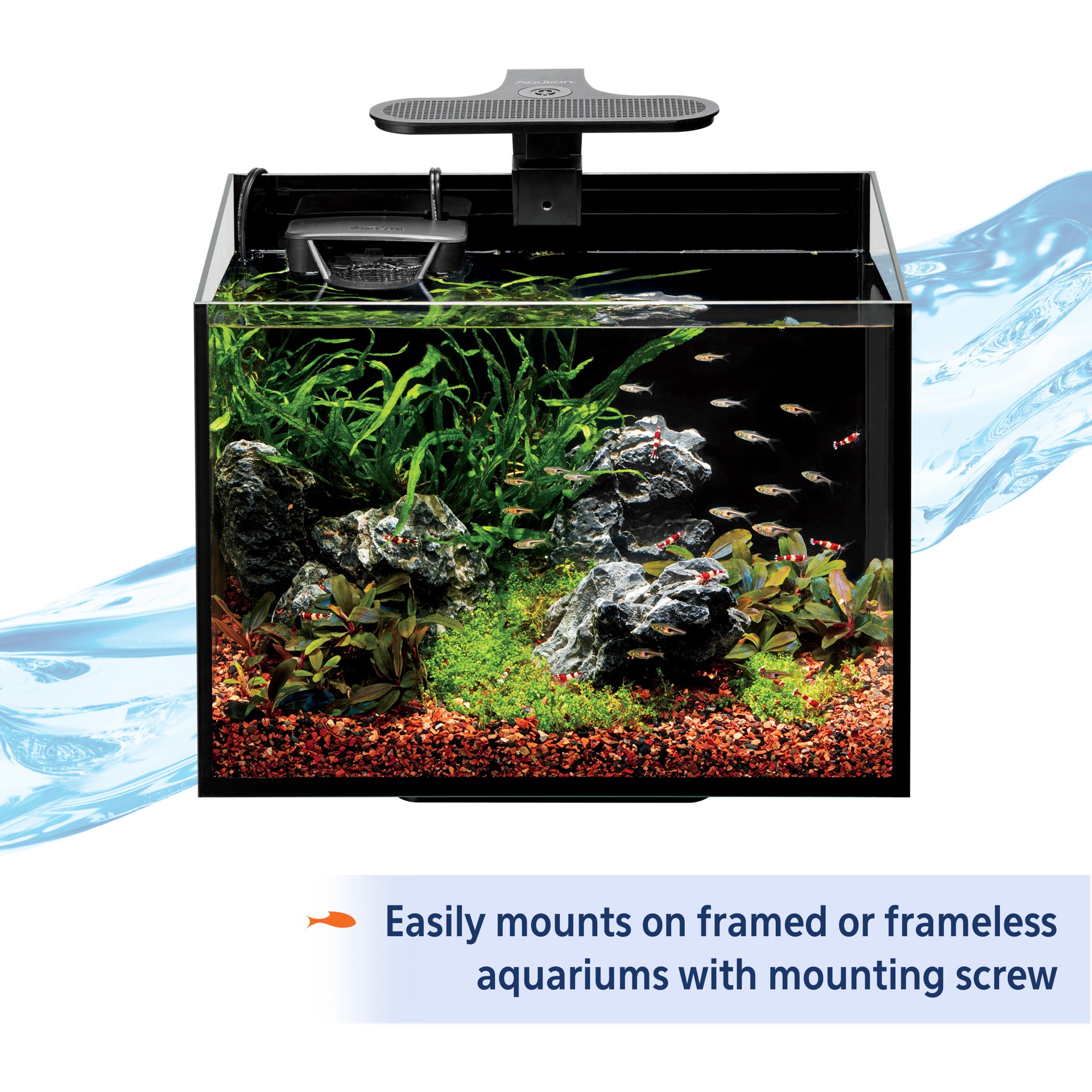 slide 2 of 10, Aqueon Planted Aquarium Clip-On LED Light One Size, 1 ct