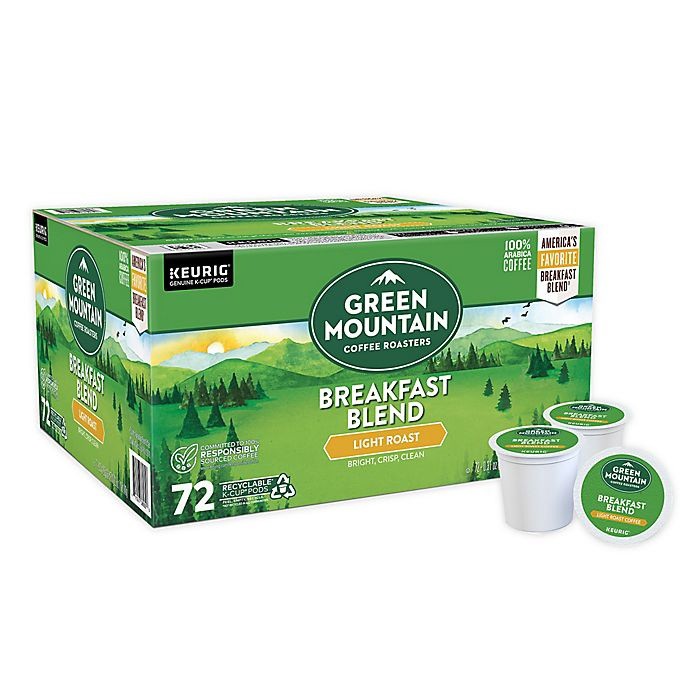 slide 1 of 8, Green Mountain Coffee Breakfast Blend Coffee Keurig K-Cup Pods, 72 ct