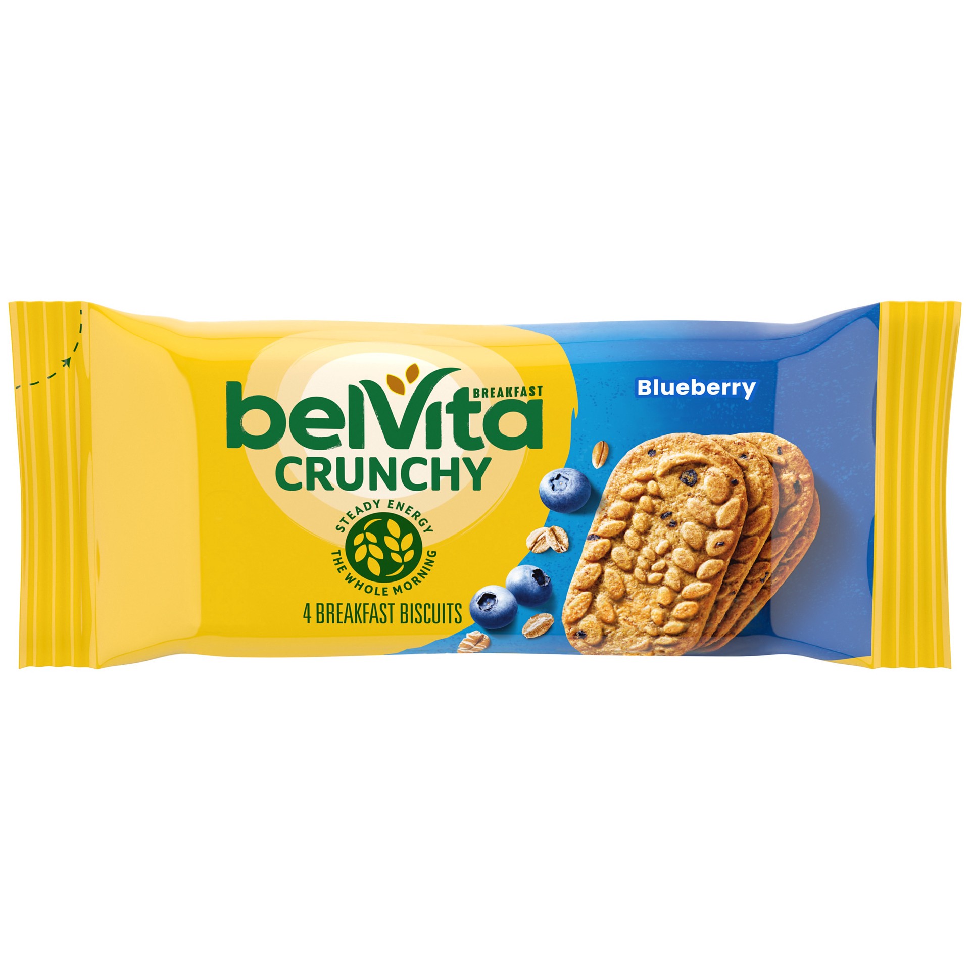 slide 1 of 9, belVita Blueberry Breakfast Biscuits, 1 Pack (4 Biscuits Per Pack), 0.11 lb