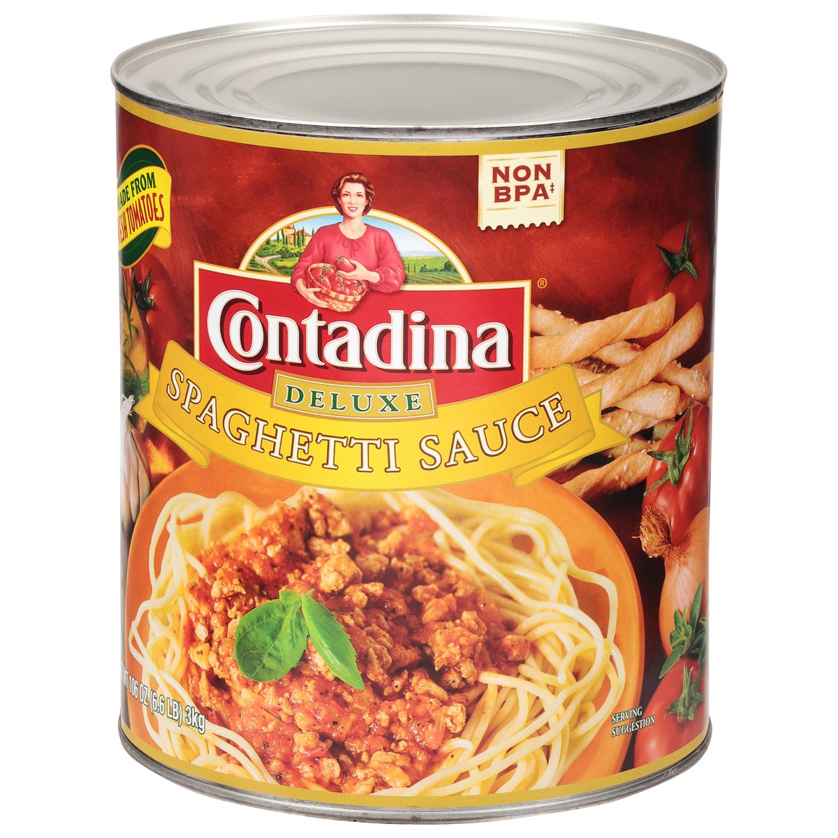 slide 5 of 9, Contadina Deluxe Spaghetti Sauce 106 oz, 106 oz