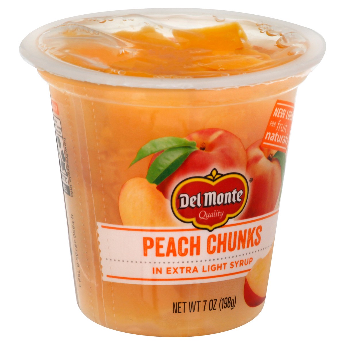 slide 11 of 12, Del Monte Yellow Cling Peach Chunks in Extra Light Syrup, 7 oz Cup, 7 oz