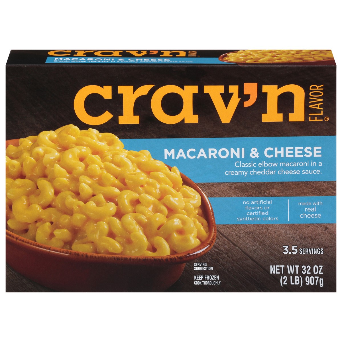 slide 1 of 1, Crav'n Flavor Macaroni & Cheese, 32 oz