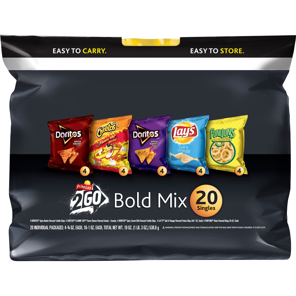 slide 1 of 1, Frito-Lay Snacks, 19 oz