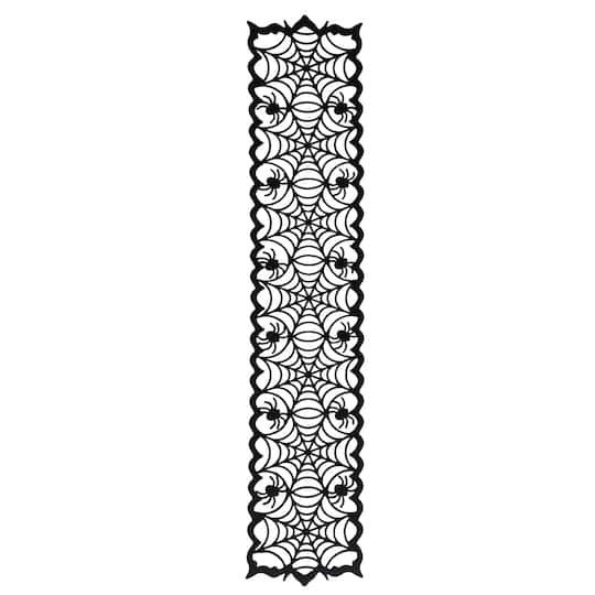 slide 1 of 5, 72" X 13" Spiderweb Table Runner By Celebrate It, 72 in x 13 in