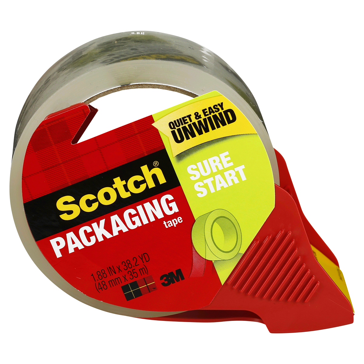 slide 1 of 1, Scotch Sure Start Shipping Packaging Tape, 1 ct