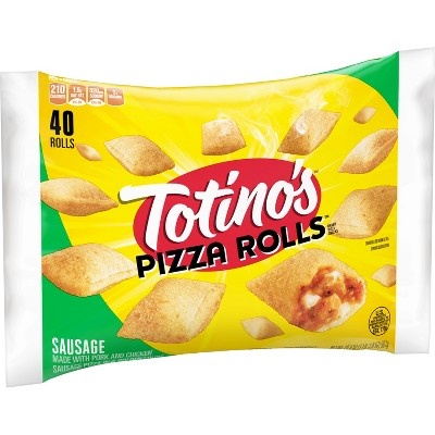 slide 1 of 1, Totino's Sausage Pizza Rolls, 19.8 oz