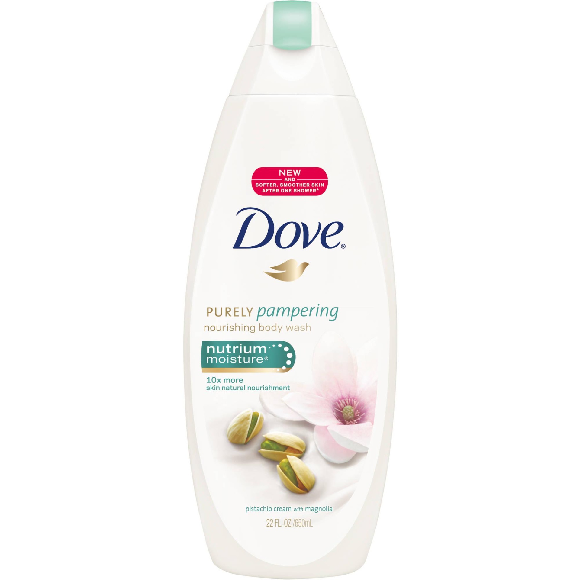 slide 1 of 1, Dove Purely Pampering Pistachio Cream with Magnolia Body Wash, 22 oz