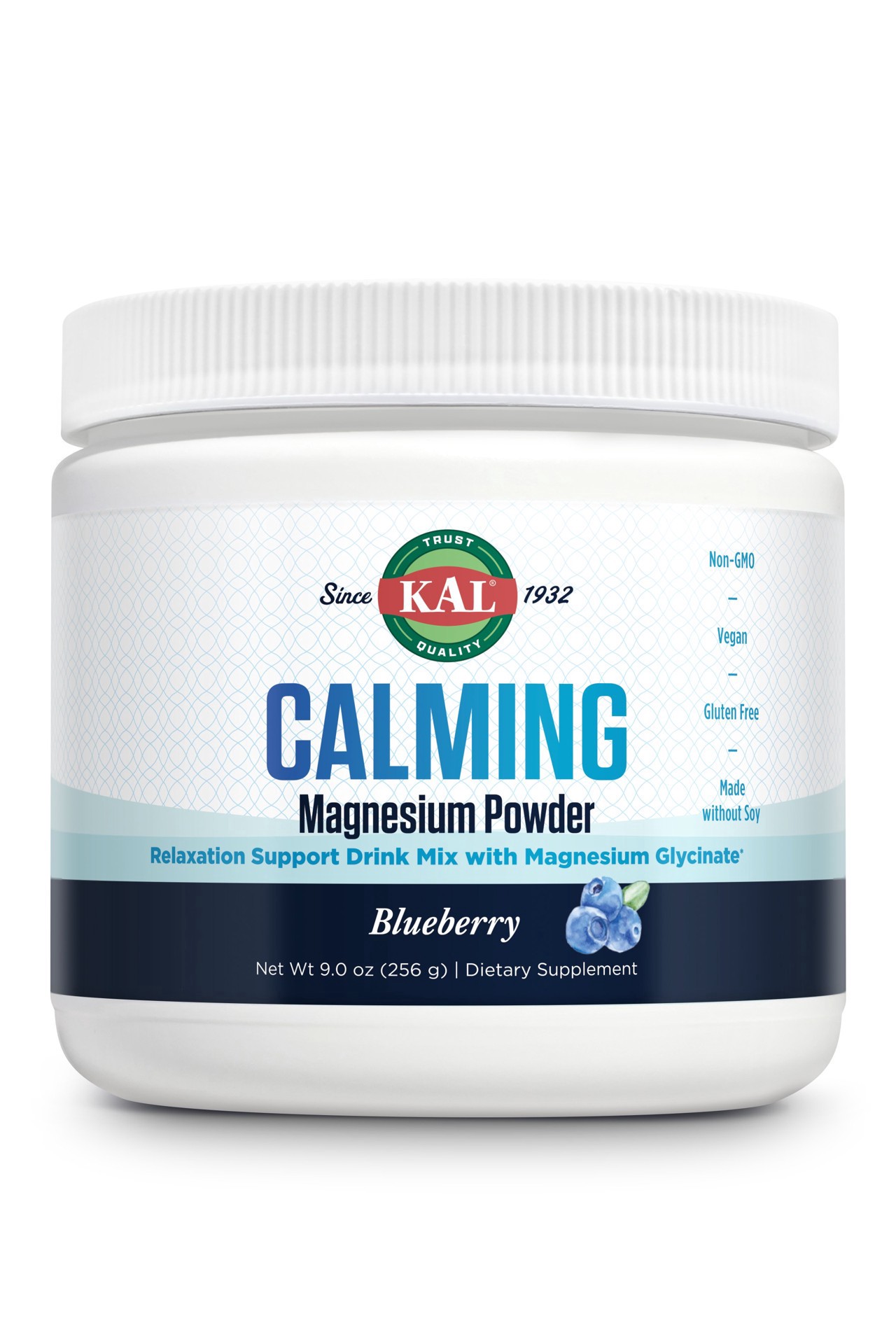 slide 1 of 1, Kal Calming Magnesium Active Mix Blueberry, 9 oz