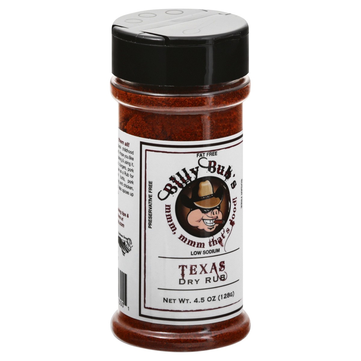 slide 2 of 10, Billy Bubs Texas Dry Rub 4.5 oz, 4.5 oz