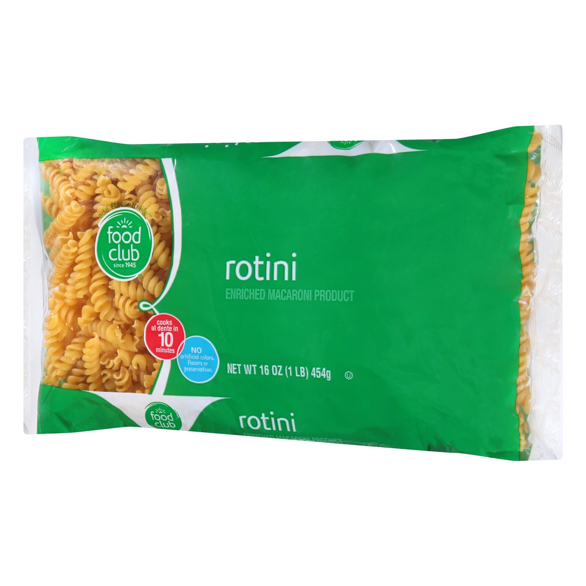 slide 3 of 10, Food Club Enriched Macaroni Product, Rotini, 16 oz