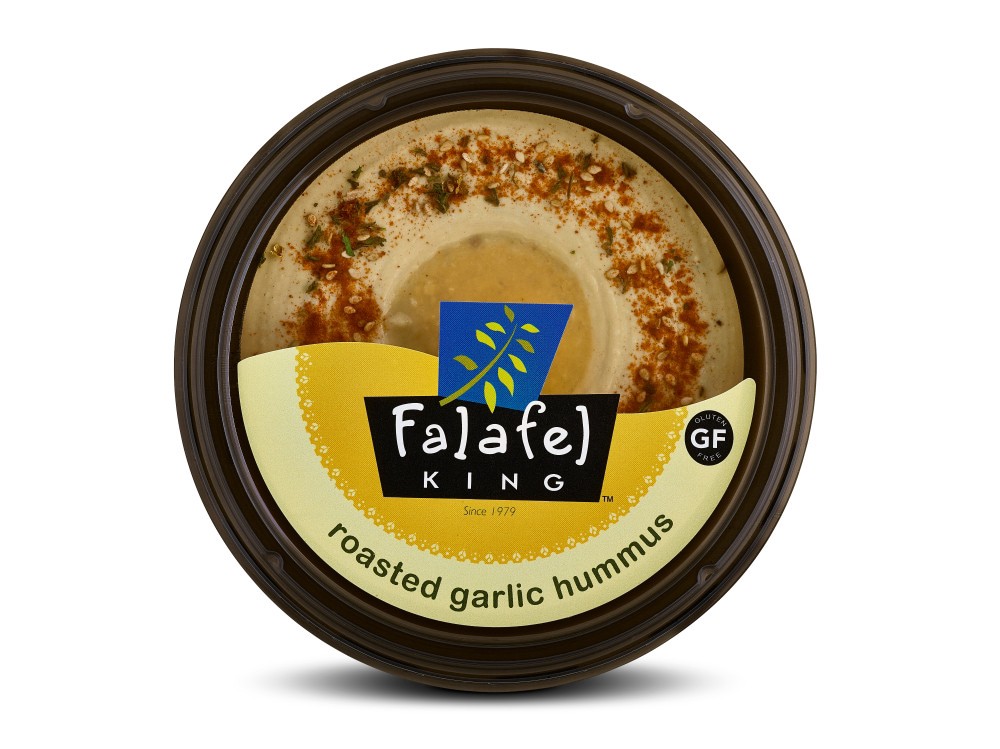 slide 1 of 1, Falafel King Roasted Garlic, 10 oz