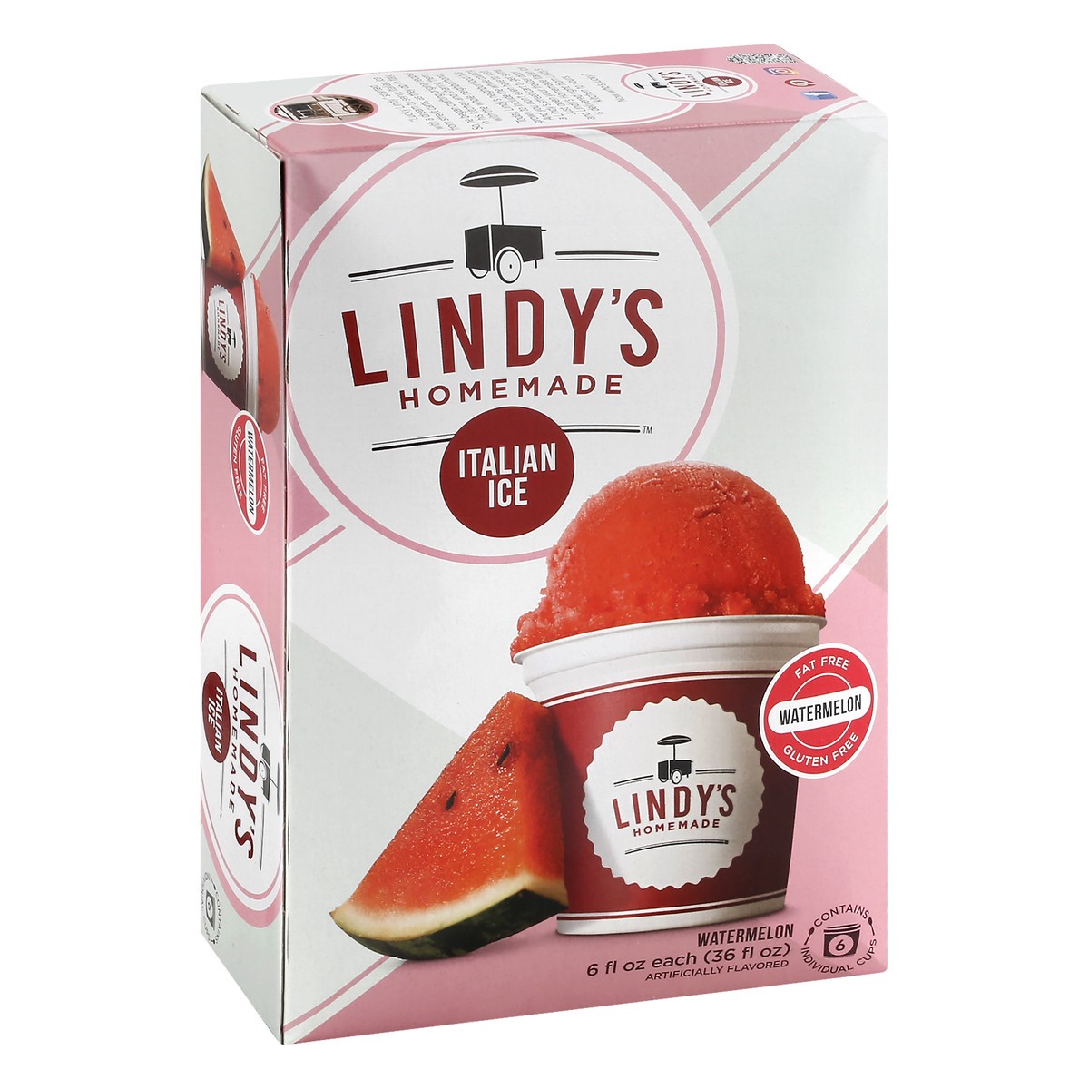 slide 10 of 13, Lindys Italian Ice 6 ea, 6 ct