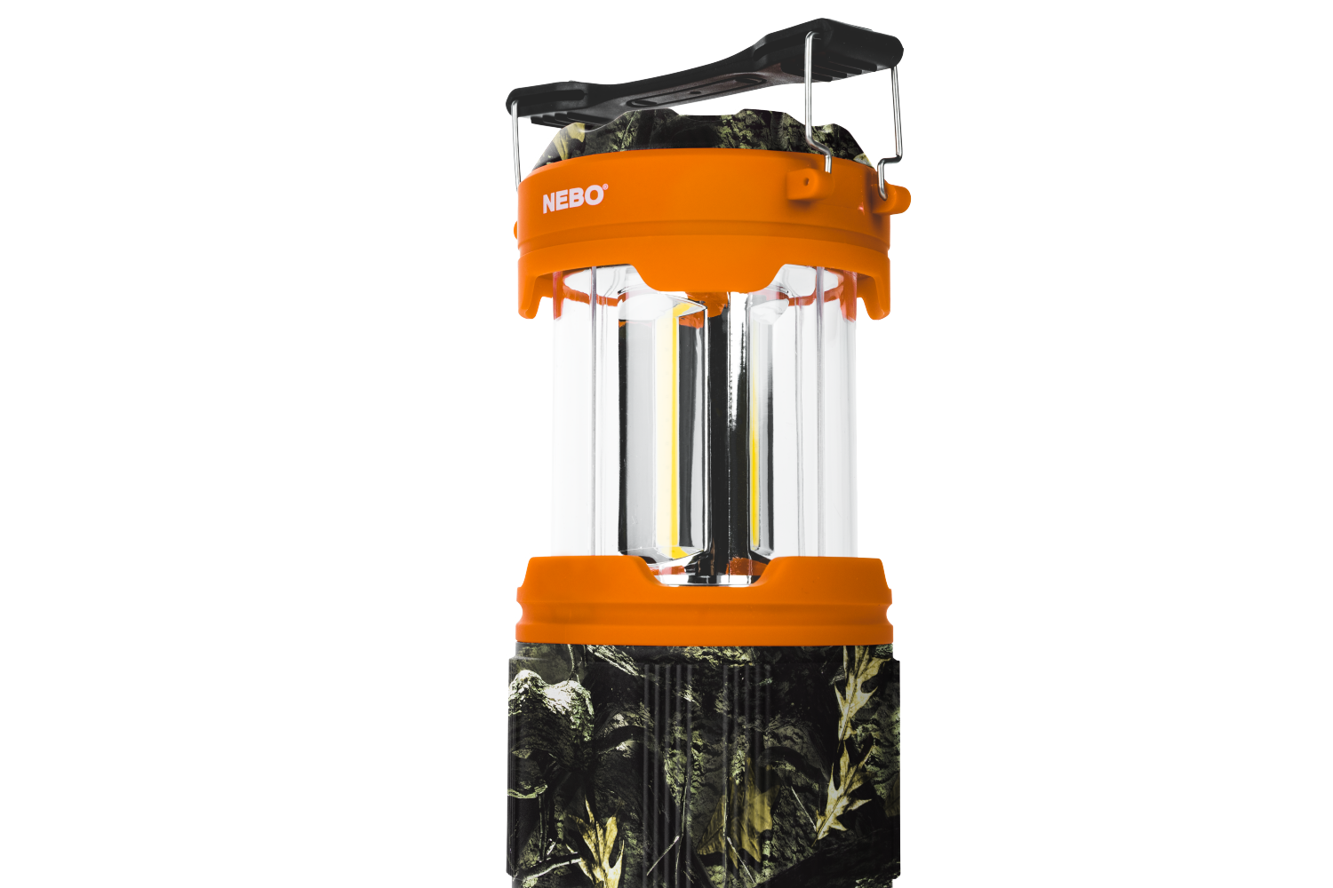 slide 3 of 5, NEBO Pop-Up Lantern-Orange Camo, 1 ct