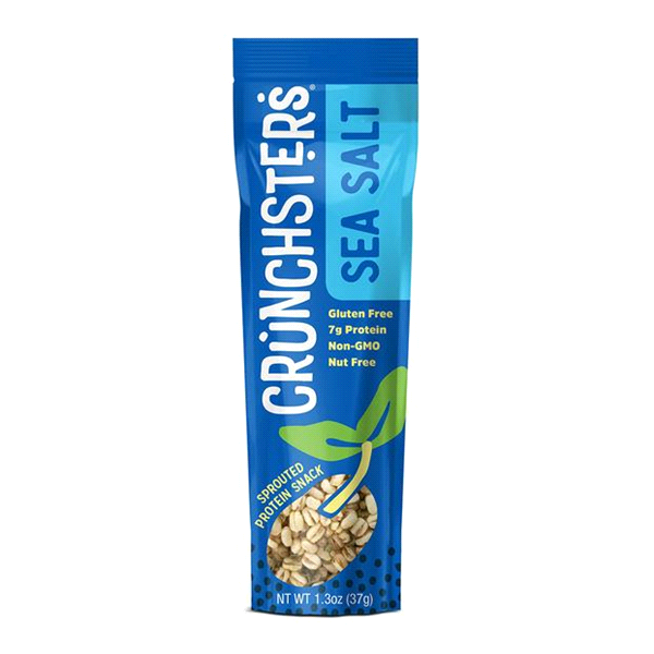 slide 1 of 1, Crunchsters Sea Salt Sprouted Protein Snack, 1.3 oz