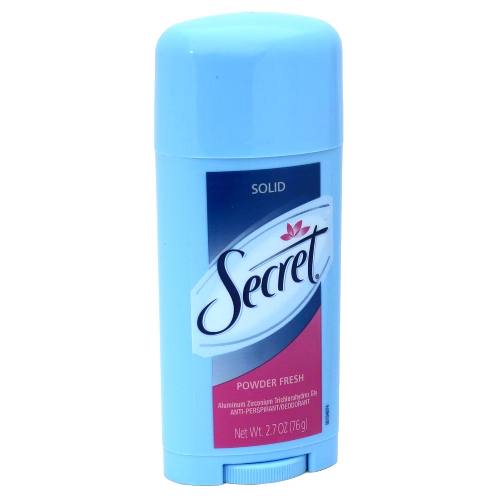 slide 1 of 1, Secret Solid Powder Fresh Antiperspirant & Deodorant, 2.7 oz