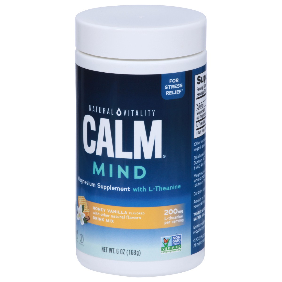 slide 7 of 10, Natural Vitality Mind Honey Vanilla Drink Mix 6 oz, 6 oz