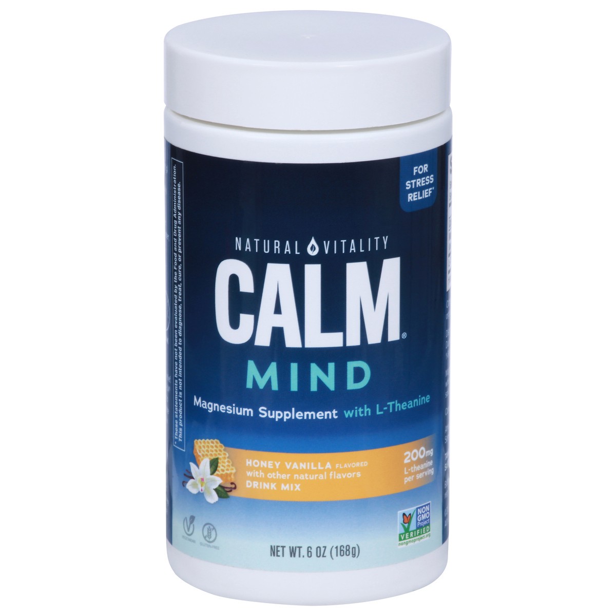 slide 1 of 10, Natural Vitality Mind Honey Vanilla Drink Mix 6 oz, 6 oz