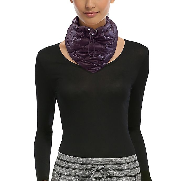slide 2 of 2, 32 Degrees Heat Nylon Quilted Snood - Purple, 1 ct