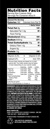 slide 3 of 5, Yummy Sweet BBQ Boneless Wyngz, 28 oz, 28 oz