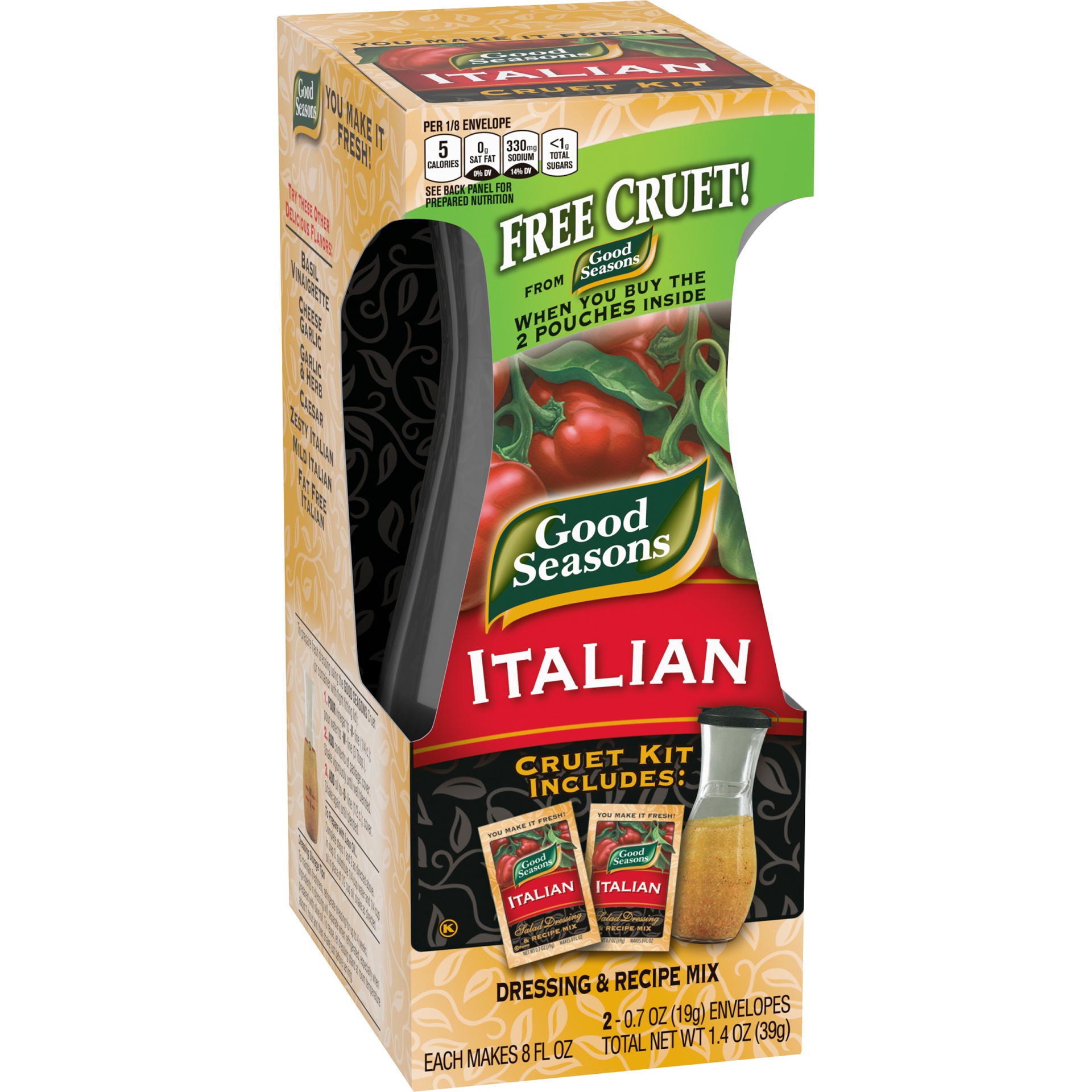 Good Seasons Italian Dressing Cruet Kit Shipt